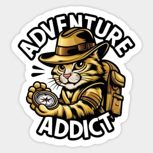 Adventure Addict Sticker